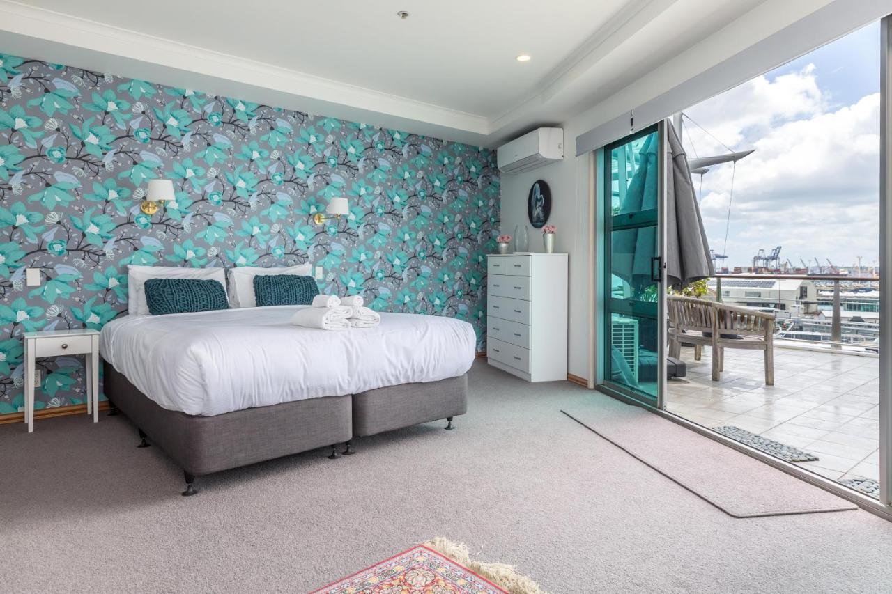 Ferienwohnung Stunning Waterfront Location With Huge Balcony! Auckland Exterior foto